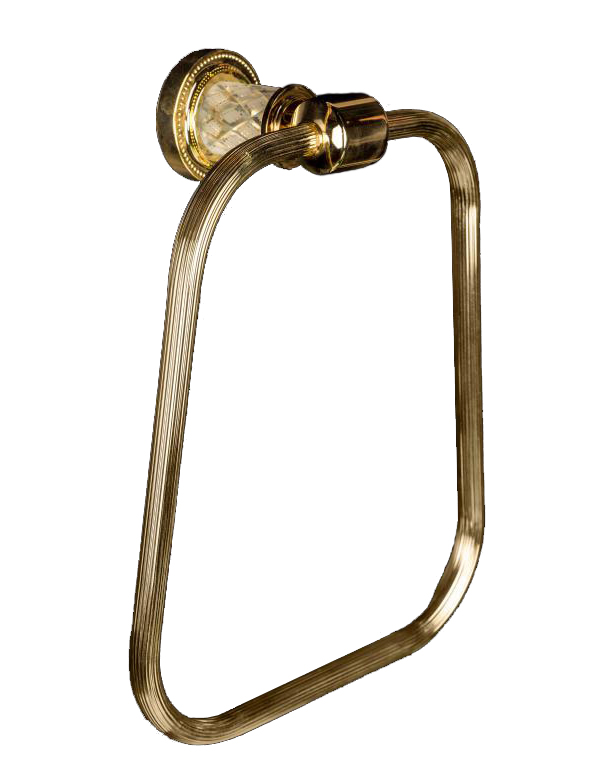 полотенцедержатель boheme murano crystal 10905-crst-g золото
