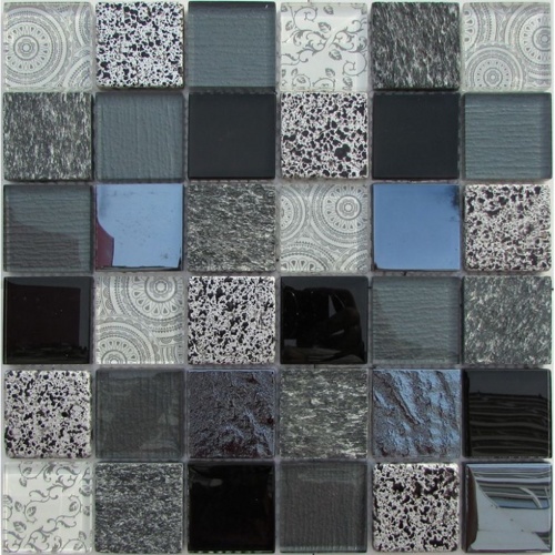 мозаика liya mosaic elements black 30 x 30