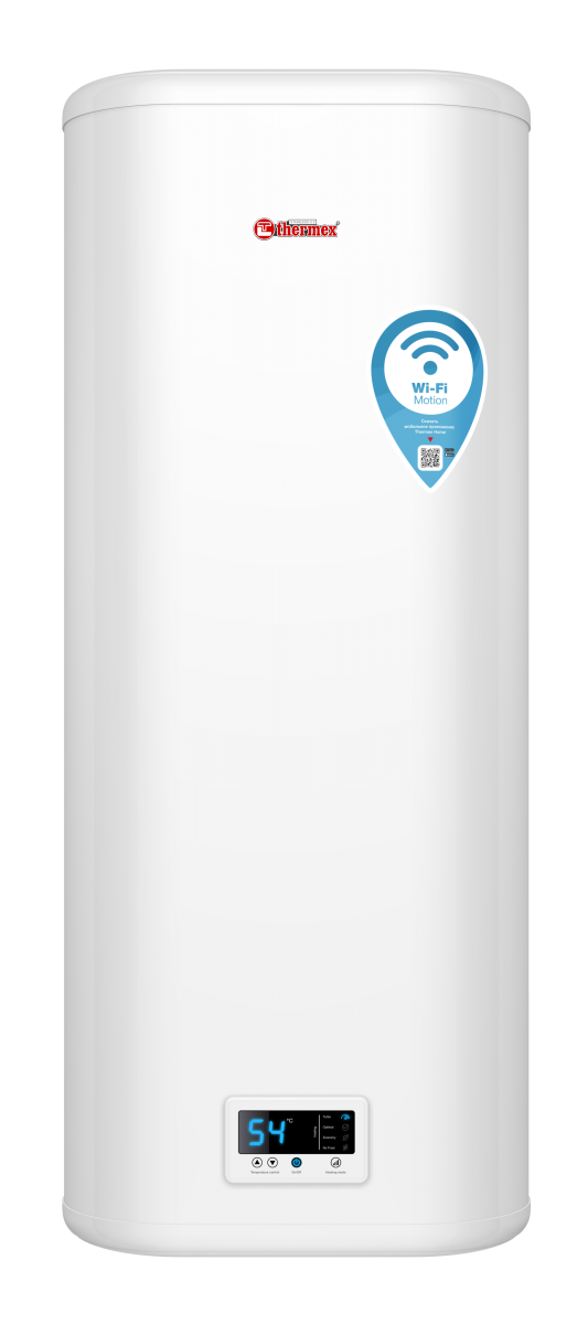 бойлер накопительный thermex flat plus pro  if 100 v (pro) wi-fi белый