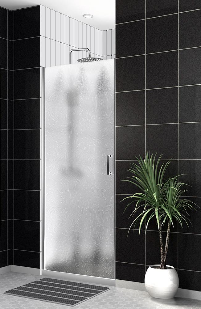 душевая дверь belbagno uno 80x190 стекло шиншилла / профиль хром