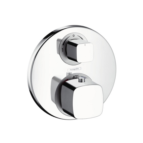 Термостат для душа с запорным вентилем Hansgrohe Metris 31572000 фото 2 термостат для душа с запорным вентилем hansgrohe metris 31572000 фото 2