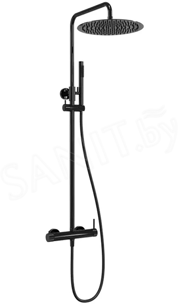 душевая стойка milleau tissage ml5219kdm-gb черный глянец