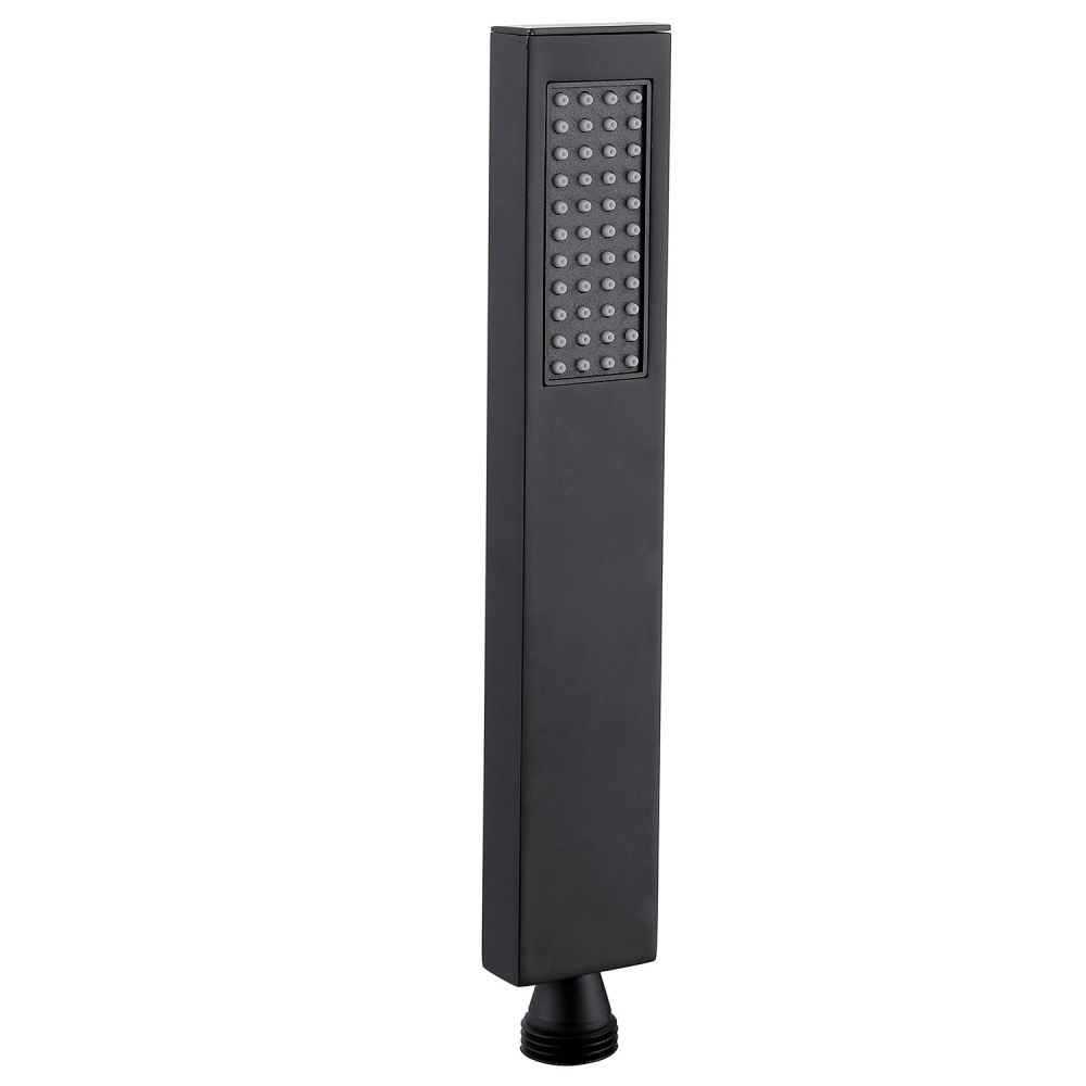 душевая лейка abber af0050b черный матовый