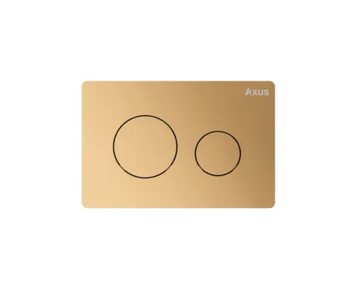 клавиша смыва axus 097ig slim золото