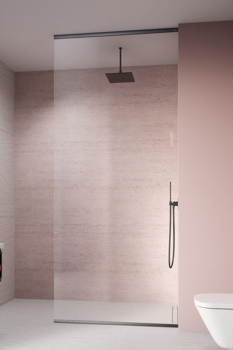 душевой уголок radaway modo xl brushed gunmetal 30-100x200-250 стекла прозрачные, профиль брашированная оружейная сталь