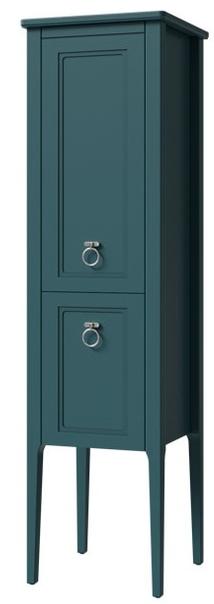шкаф-пенал напольный caprigo jersey 34350 l-sf013 левый, синий глянец