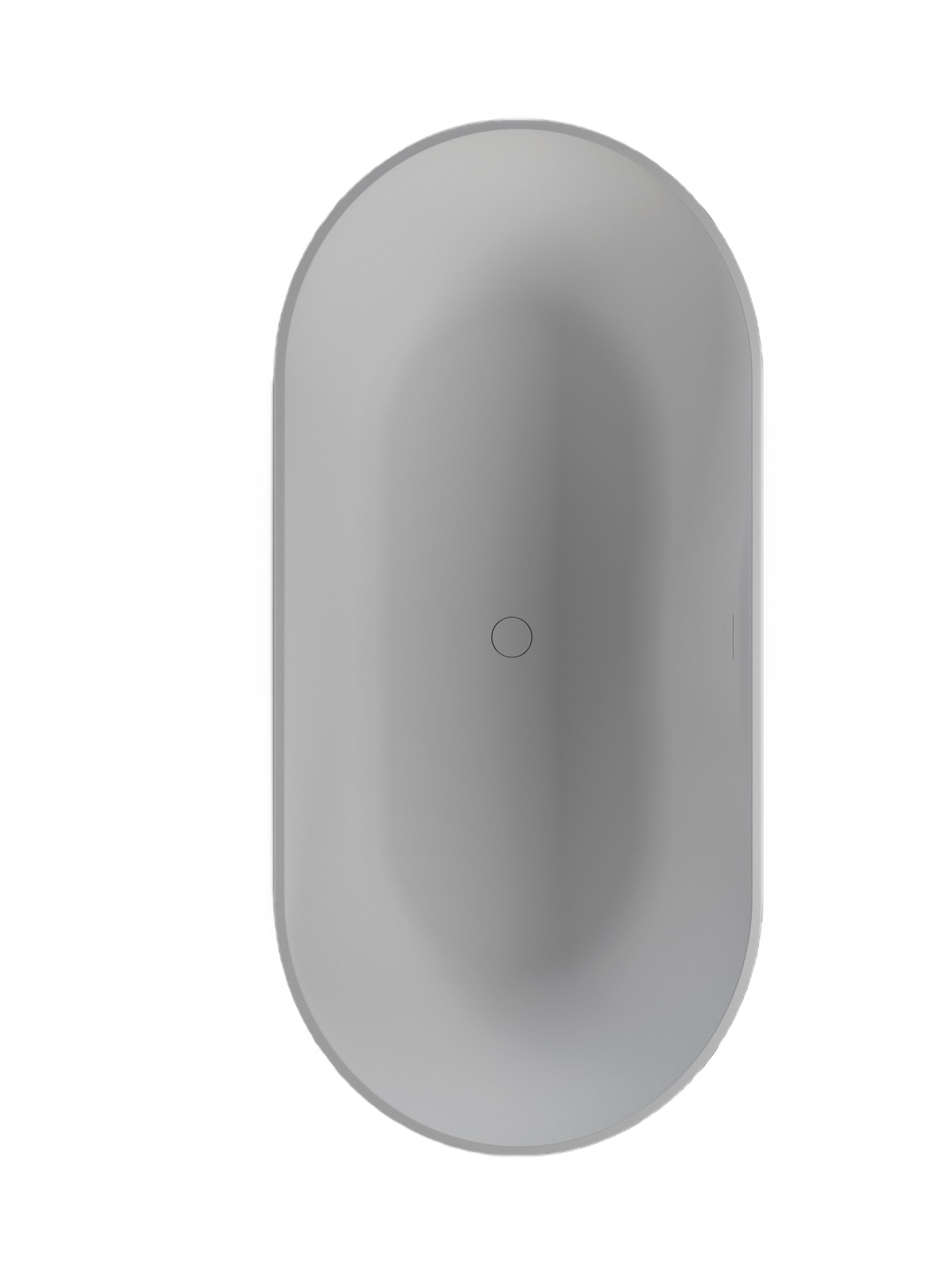 ванна из искусственного камня vincea vbt-4s04mw 170x80 solid surface, белый матовый