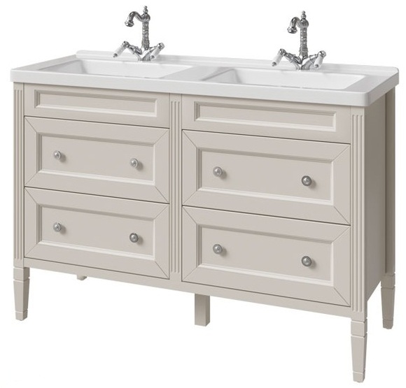 тумба напольная caprigo albion concept 125 34021-sf023 бежевый матовый