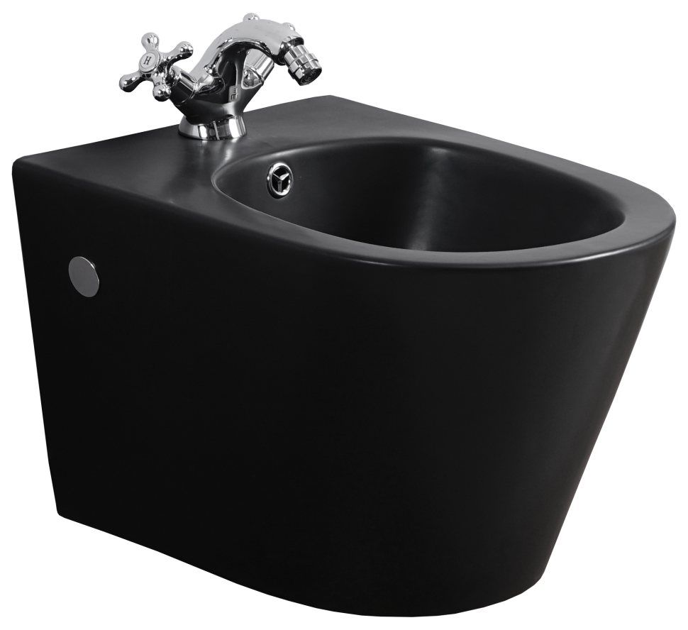 биде подвесное timo inari tk-504mb 35,5x52,2 черный