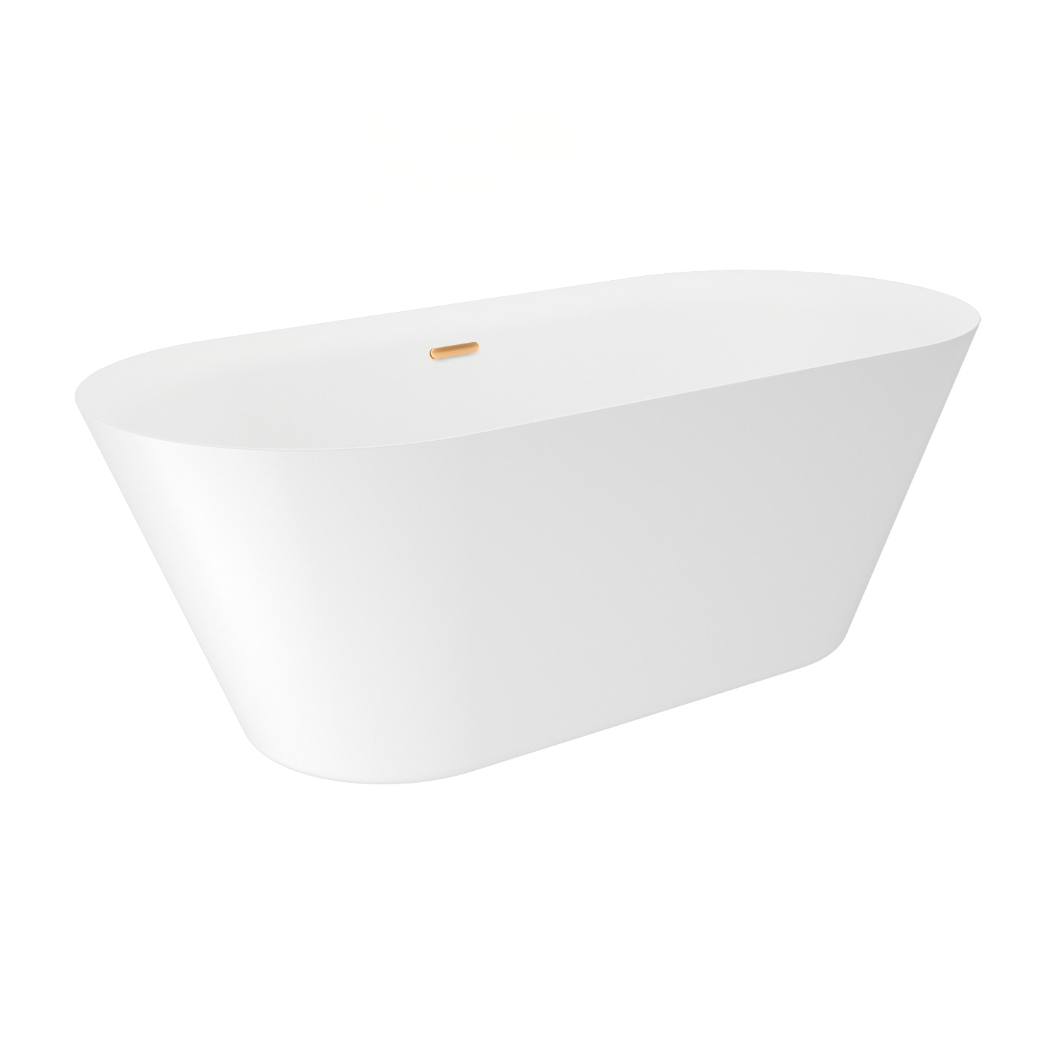ванна акриловая wellsee cute twin r 168x75 белый глянец (слив-перелив золото)