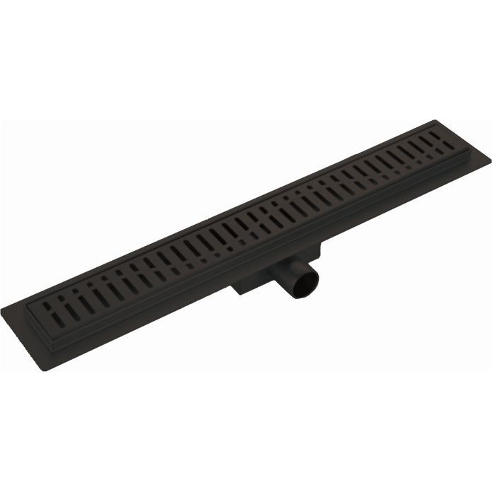 душевой лоток с решеткой haiba 70 hb93700-7 черный