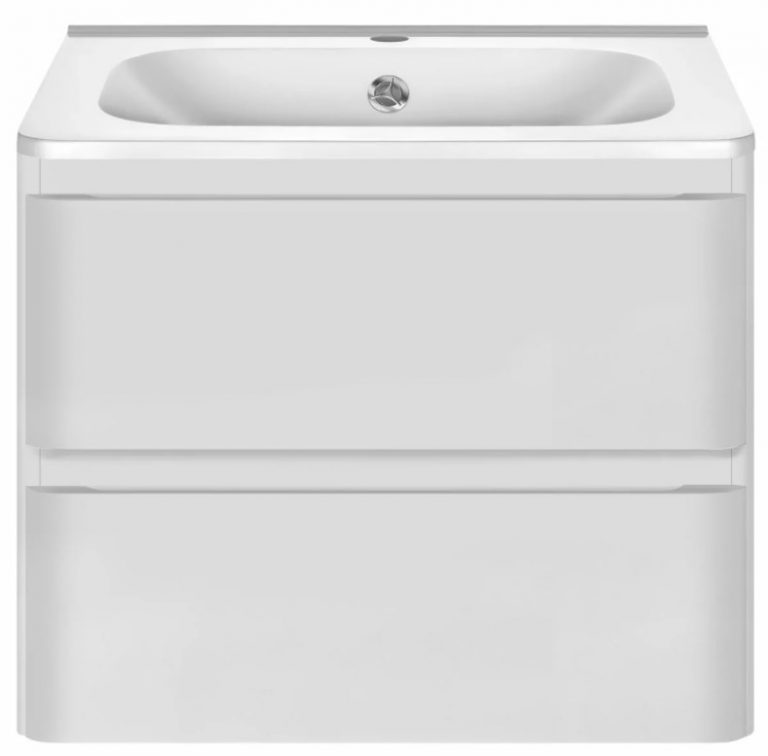 тумба под умывальник vincea vico vp600 g.white vmc-2v600gw белый глянцевый