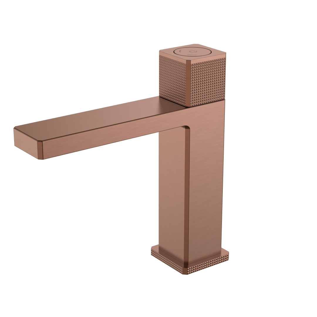 смеситель скрытого монтажа для умывальник boheme quad brushed bronze 159-brb брашированная бронза