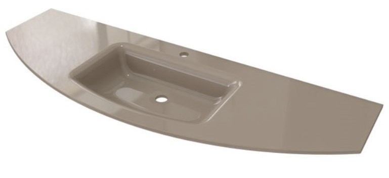умывальник caprigo legato 140 ow15-3016-r019 коричневый
