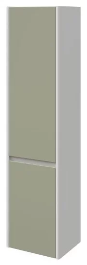 шкаф-пенал подвесной caprigo orlando 13850 r/l-b231/b059чэ, зеленый матовый