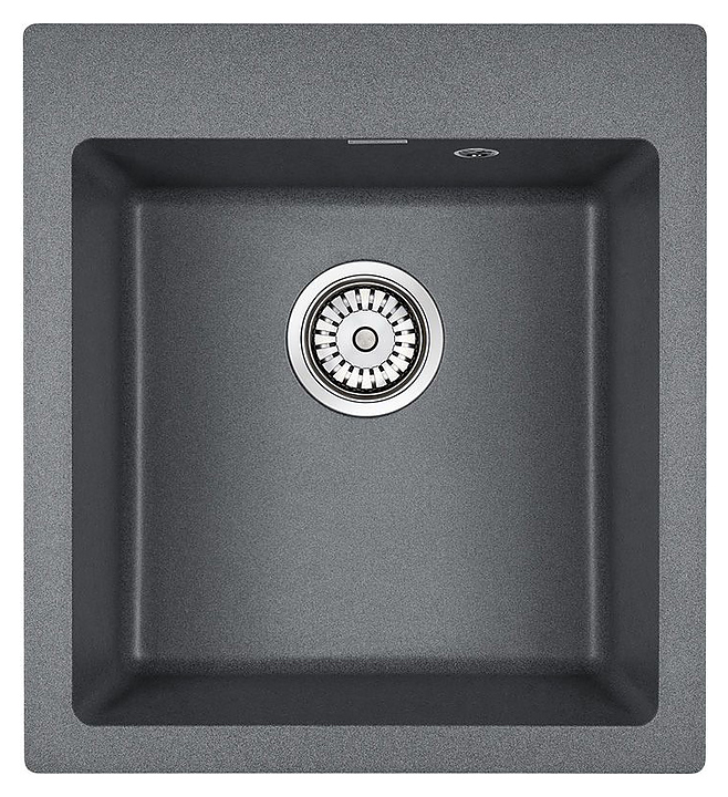 мойка кухонная paulmark zemar pm104651-gr серая