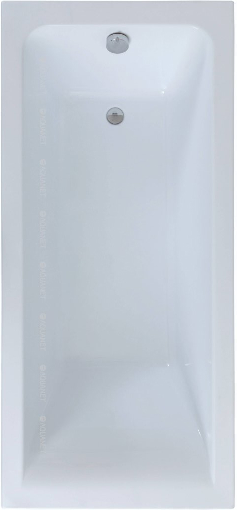 ванна акриловая aquanet bright 170x75 с каркасом