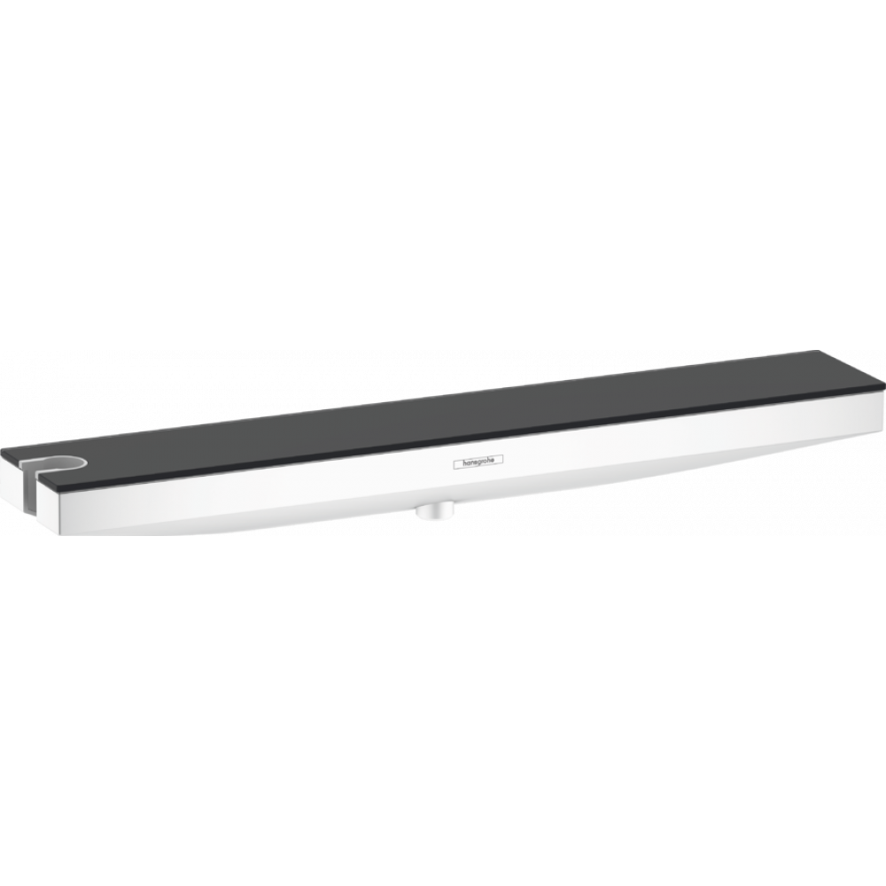 держатель для душа hansgrohe fixfit porter 500 с полкой, левый, белый матовый