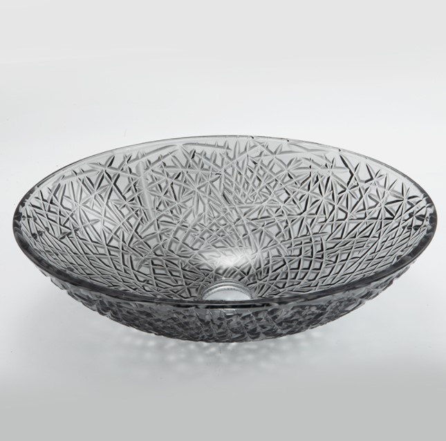 умывальник накладной boheme monaco 813-b 51х34,5 черный