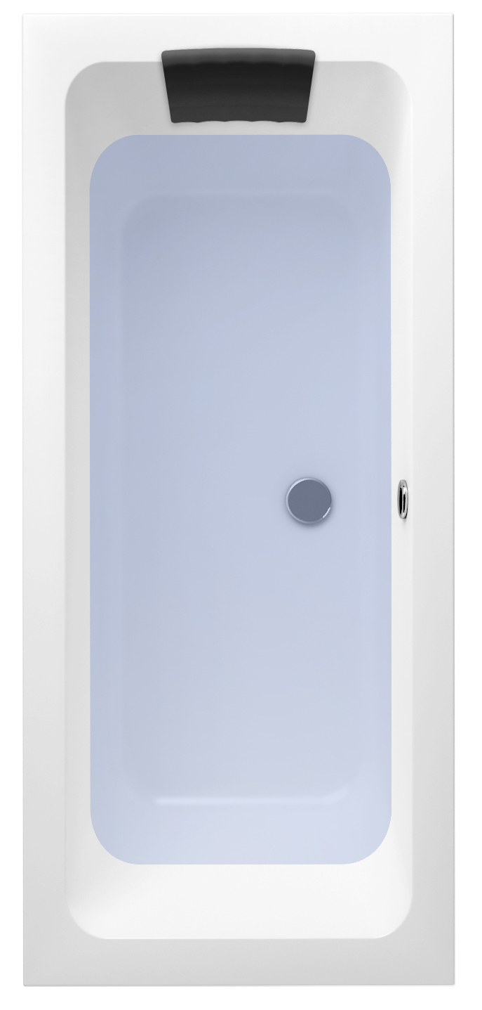акриловая ванна lavinia boho pure 180x80 с мягким силиконовым подголовником