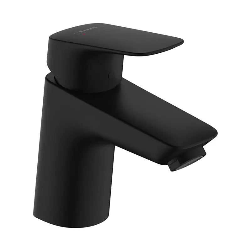 смеситель для умывальника hansgrohe logis 71077670 черный матовый