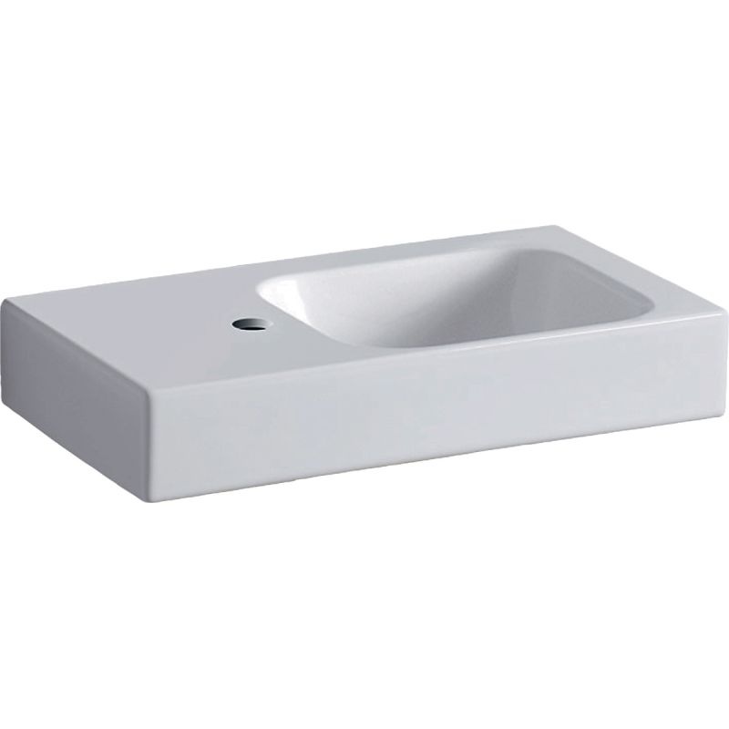 умывальник geberit icon xs 124153000 53x31 с полочкой слева