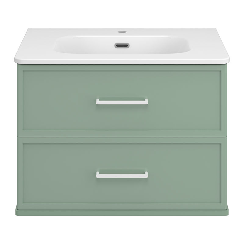 тумба подвесная brevita verde 70 ver-09070-0102я зеленая