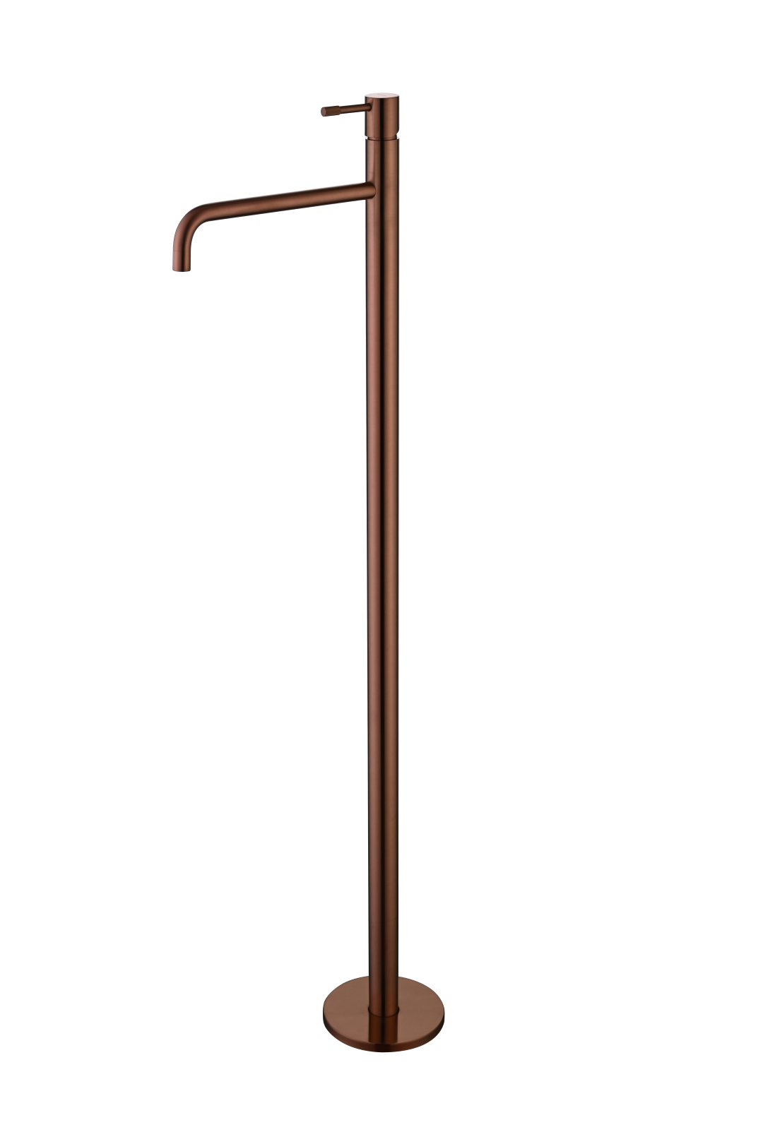 смеситель для умывальника boheme uno brushed bronze 107-brb напольный, брашированная бронза