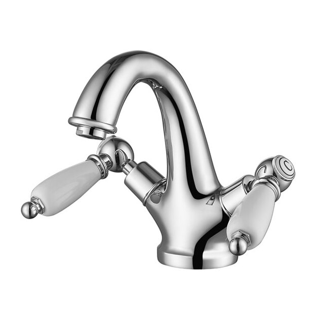 смеситель для умывальника caprigo adria classic 03-520-crm хром/белый