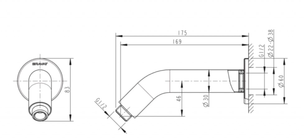 Душевой уголок Radaway Walk-in Modo II New Black 105 фото 3 душевой уголок radaway walk-in modo ii new black 105 фото 3