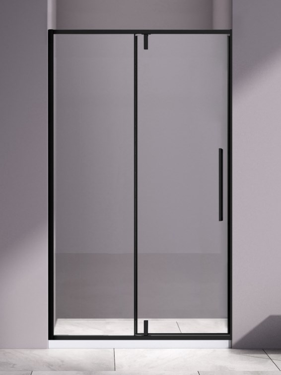 душевая дверь vincea slim-n vdp-4sn120clb 120x195 прозрачное стекло / профиль черный матовый