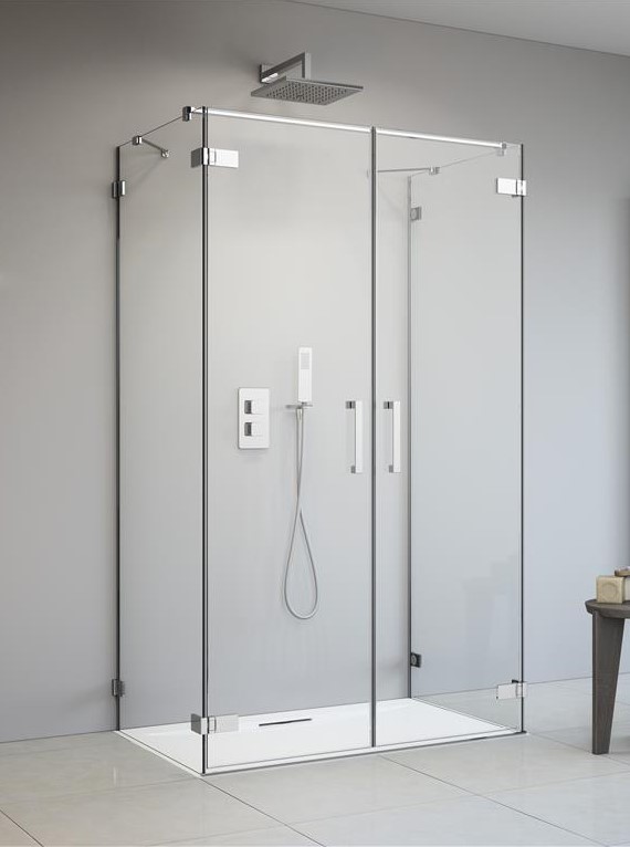 душевой уголок radaway arta dwd+ 2s 110x70 прозрачное/хром