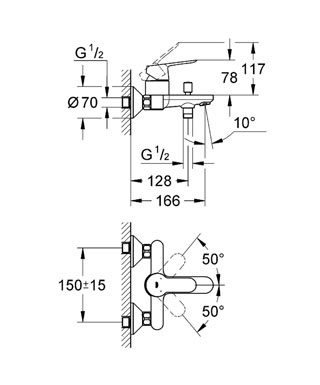 Смеситель для душа Grohe BauEdge 23333000 фото 3 смеситель для душа grohe bauedge 23333000 фото 3