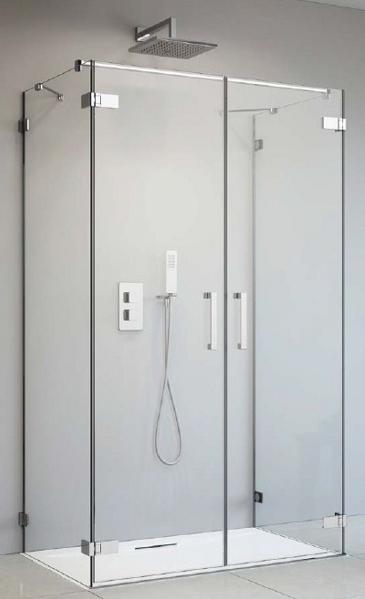 душевой уголок radaway arta dwd+ 2s 80x70 прозрачное/хром
