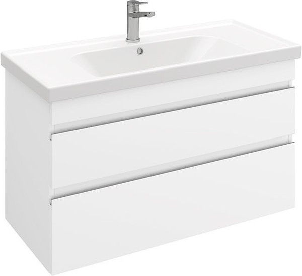 тумба под умывальник laparet sargas 100 / ls-wcab-100-416 меринос матовый