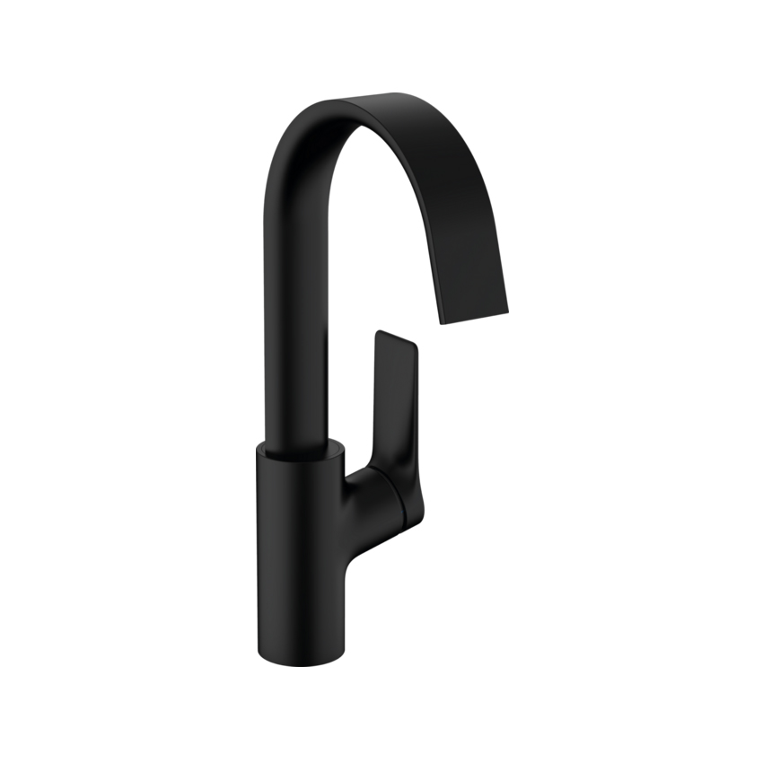 смеситель для умывальника hansgrohe vivenis 75032670 матовый черный