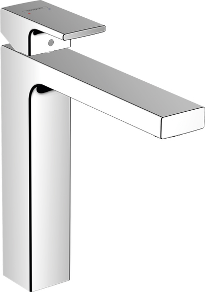 смеситель для умывальника hansgrohe vernis shape 190 71562000 с донным клапаном хром