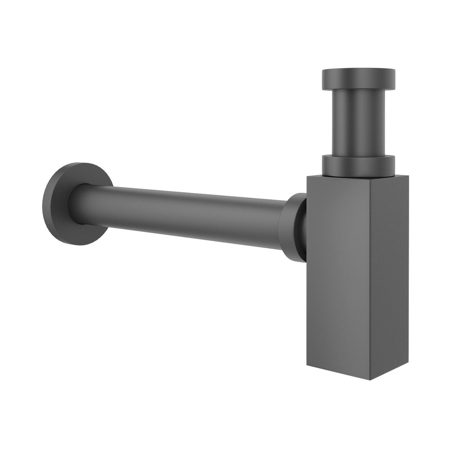 сифон для умывальника wellsee drainage system 182110000 матовый черный