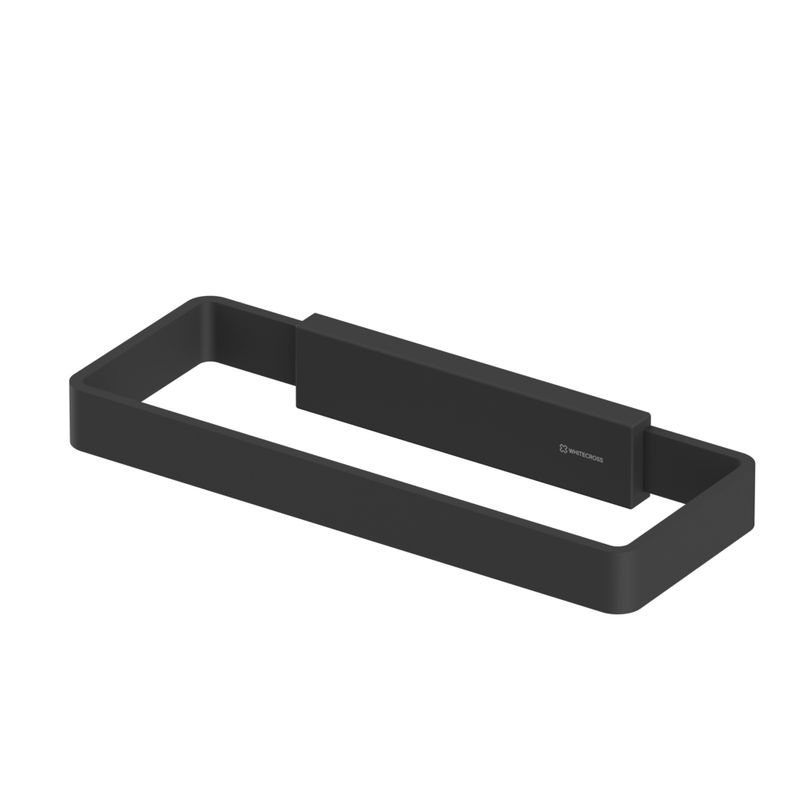 полотенцедержатель whitecross cubo cu2458bl черный матовый