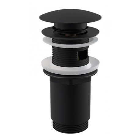 донный клапан alcaplast a392black черный