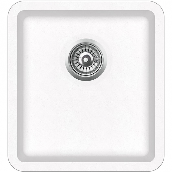 кухонная мойка aquasanita arca sqa 101 710 w 42x46 alba