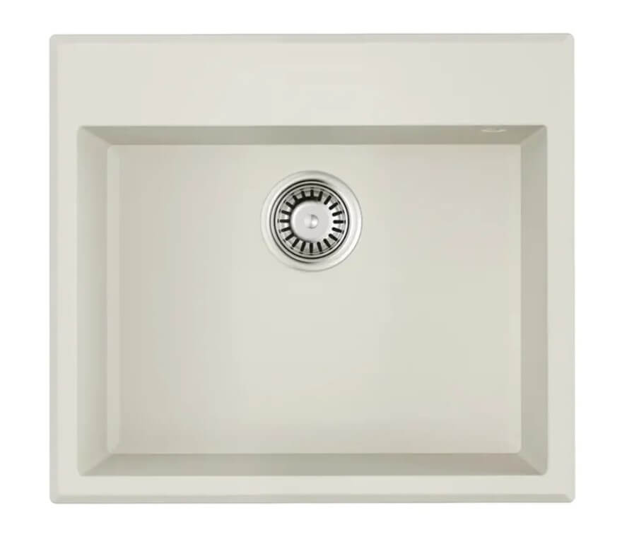 кухонная мойкa omoikiri tedori 57 wh 57x51 белый