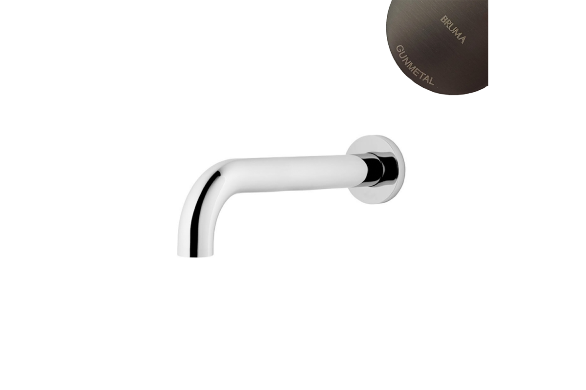 излив для ванны bruma elor 1456403mg gunmetal