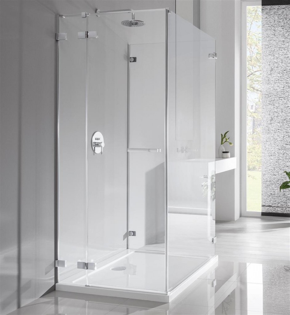 душевой уголок radaway euphoria kdj p 80x90 прозрачное/хром