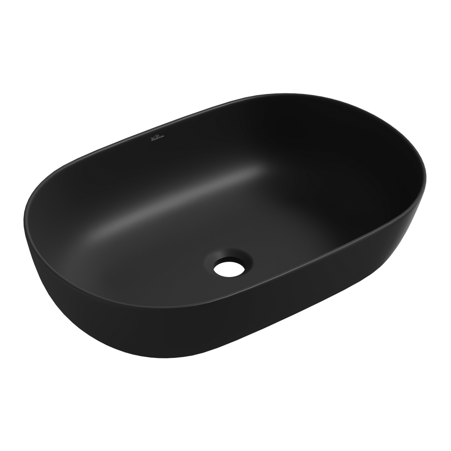 умывальник накладной wellsee chic riviera 326808000 48x36 черный матовый