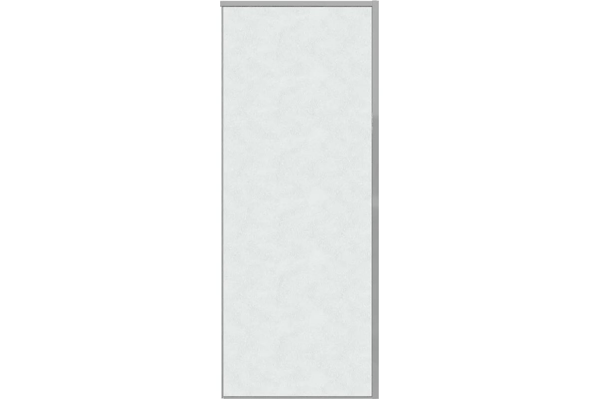боковая стенка grossman galaxy 80x195 стекло шиншилла / профиль хром