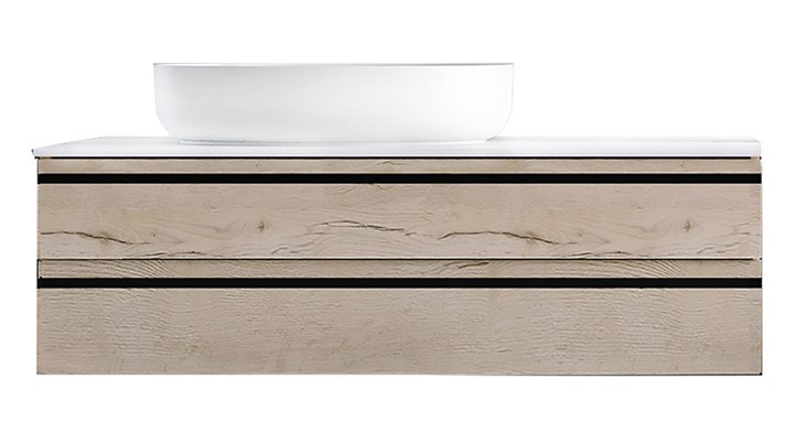 тумба подвесная kolpa-san alexis oa 120 craft wood, дерево