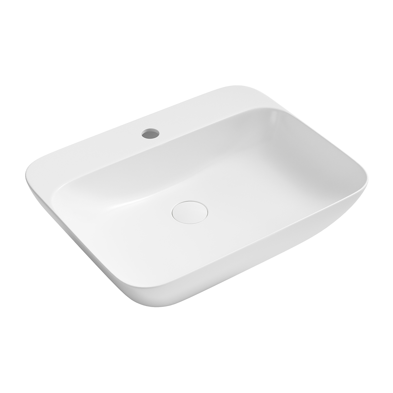 умывальник подвесной/накладной lavinia boho bathroom sink 33311113 55x43 белый глянец