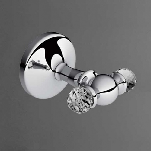 крючок двойной art&max antic crystal am-2686sj-cr