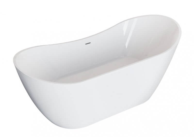 ванна акриловая polimat abi 180x80 белая
